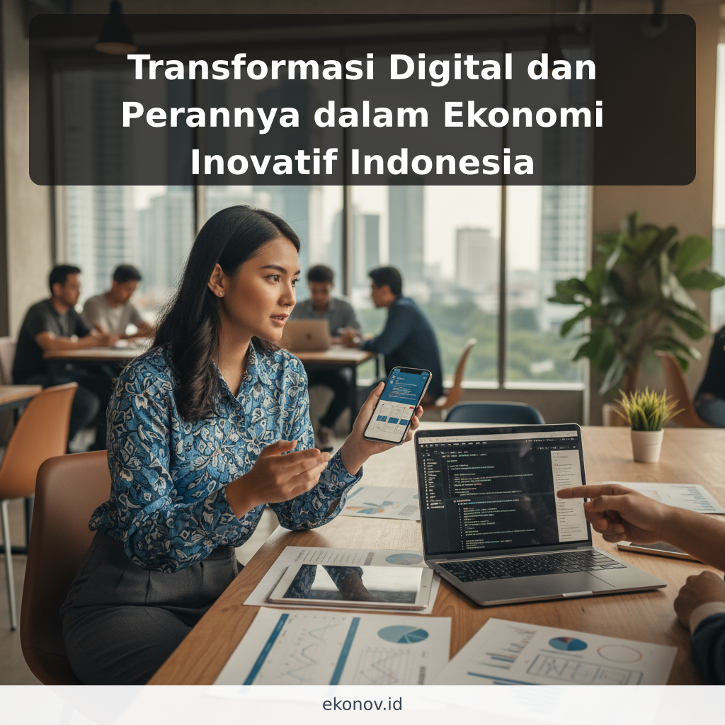 Transformasi Digital dan Perannya dalam Ekonomi Inovatif Indonesia - ilustrasi