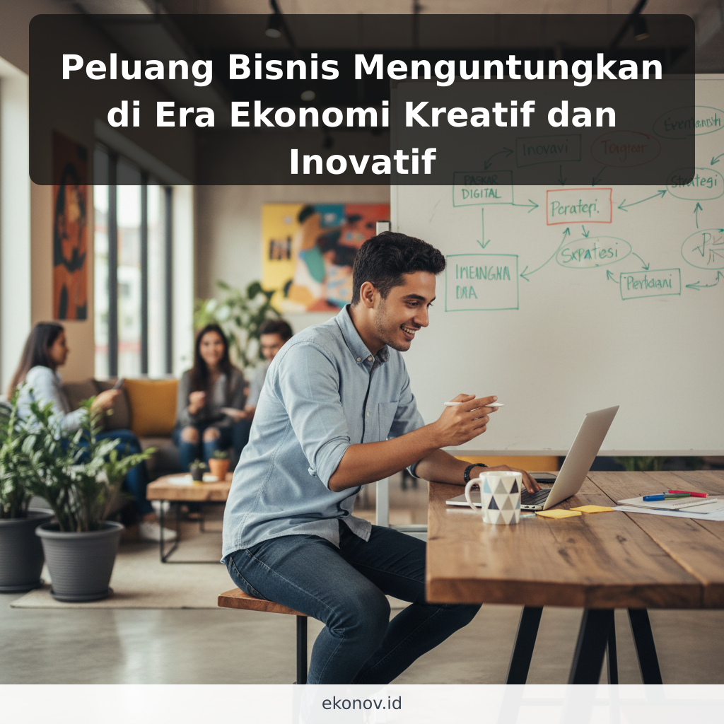 Peluang Bisnis Menguntungkan di Era Ekonomi Kreatif dan Inovatif - ilustrasi