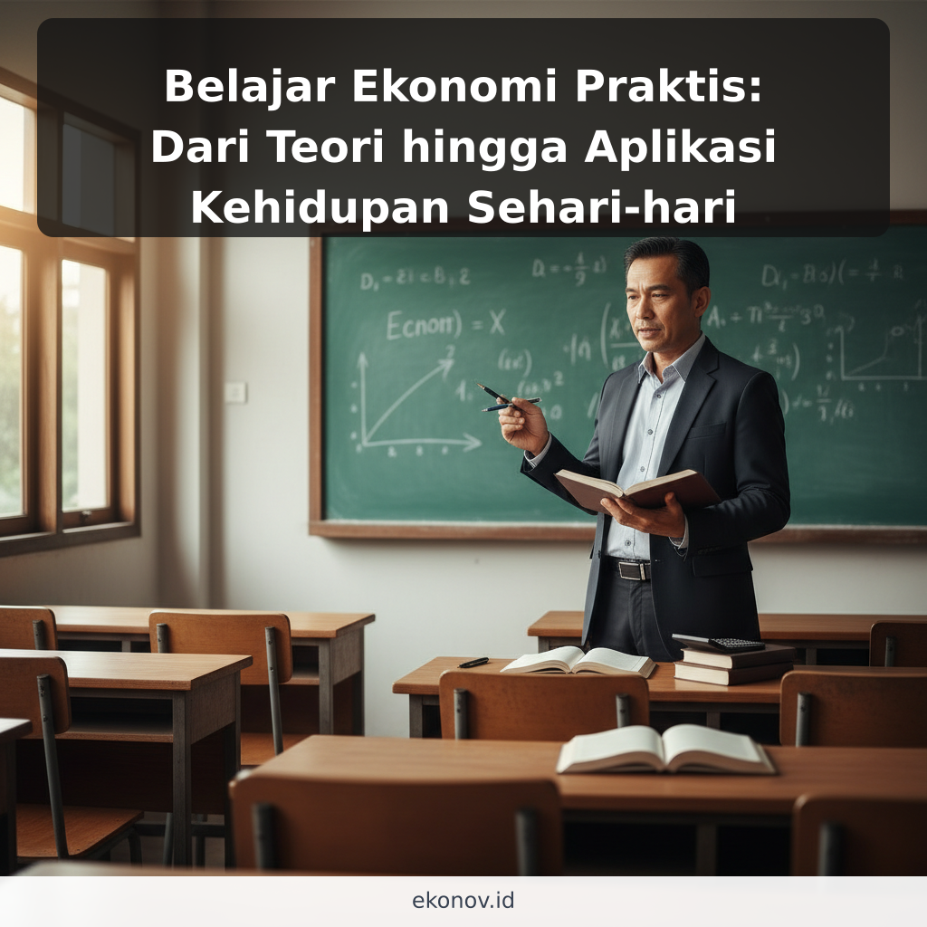 Belajar Ekonomi Praktis: Dari Teori hingga Aplikasi Kehidupan Sehari-hari - ilustrasi