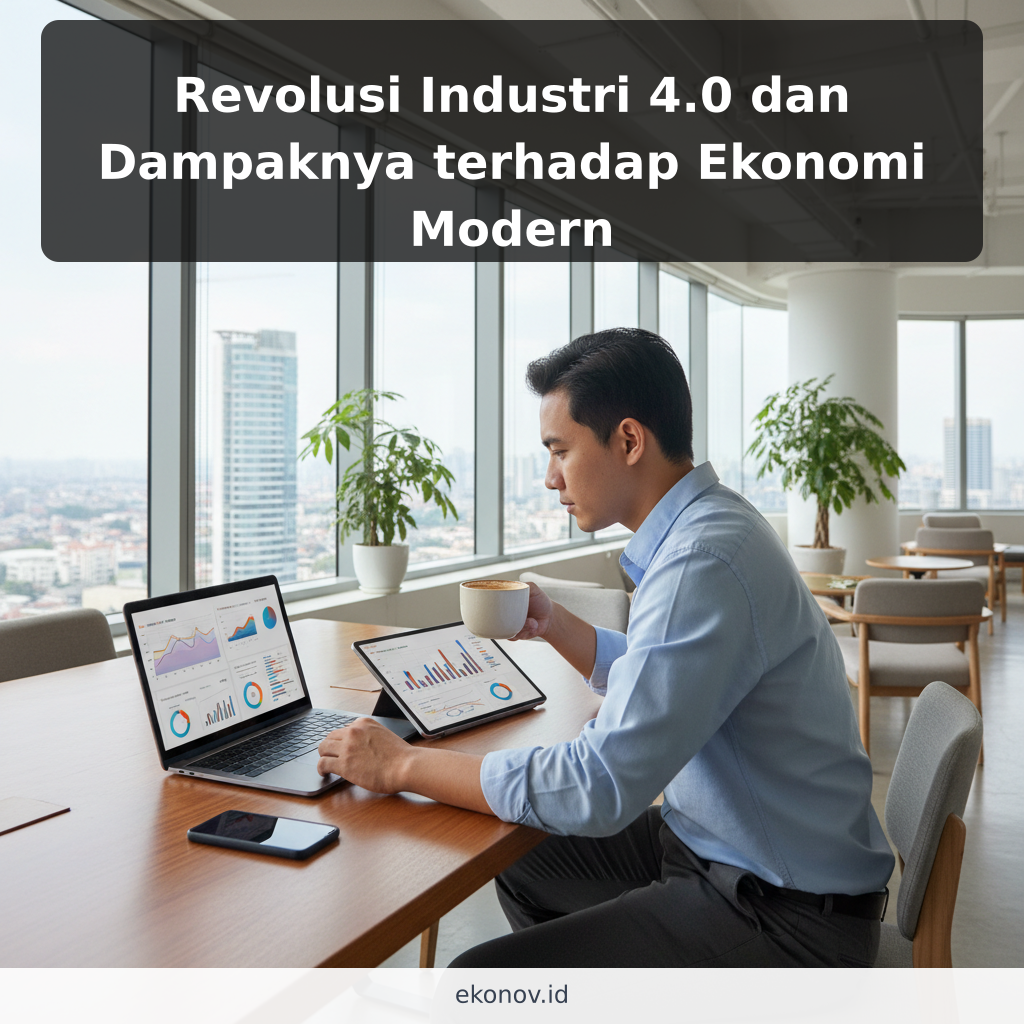 Revolusi Industri 4.0 dan Dampaknya terhadap Ekonomi Modern - ilustrasi