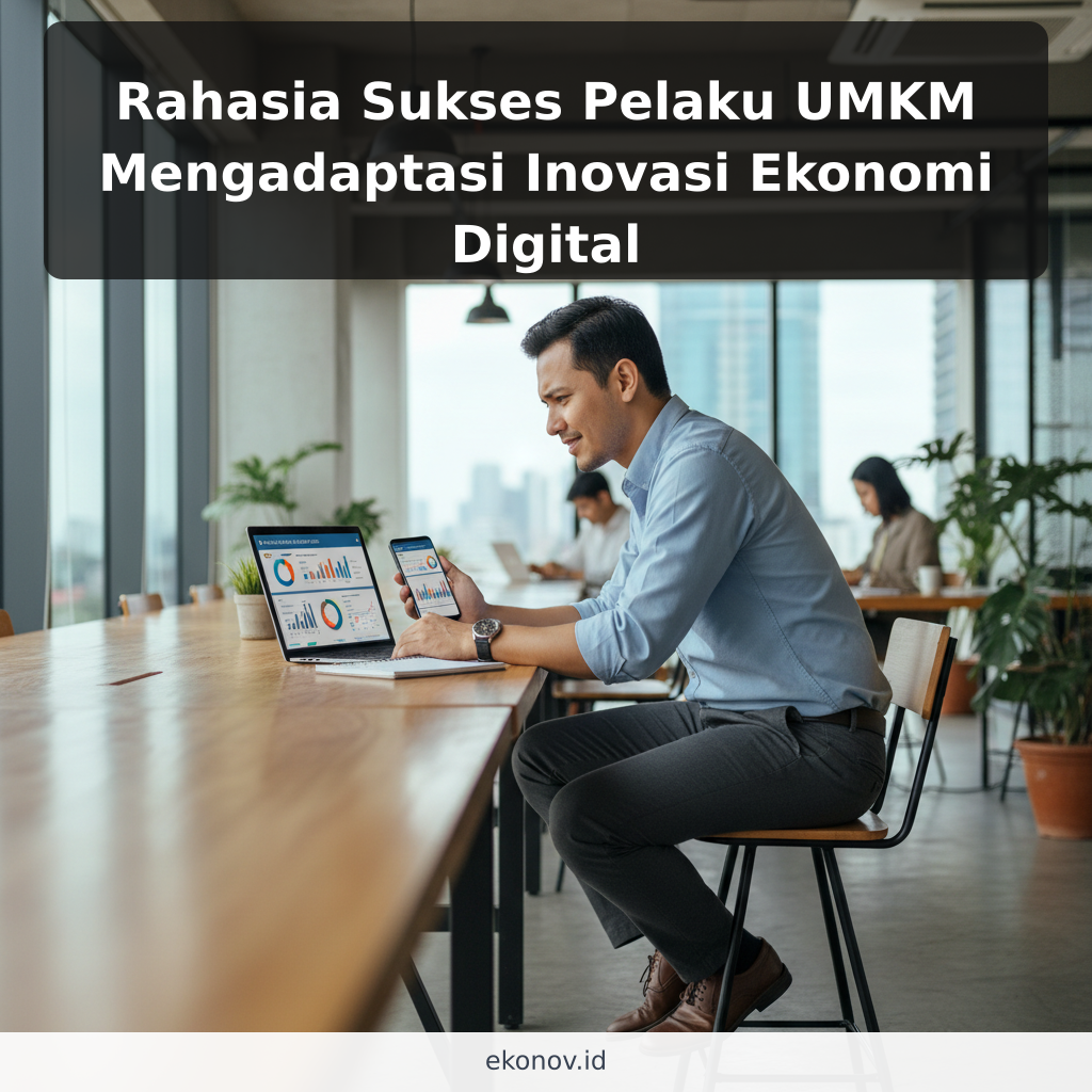 Rahasia Sukses Pelaku UMKM Mengadaptasi Inovasi Ekonomi Digital - ilustrasi