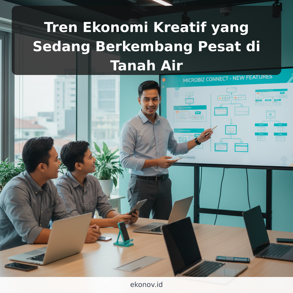 Tren Ekonomi Kreatif yang Sedang Berkembang Pesat di Tanah Air - ilustrasi
