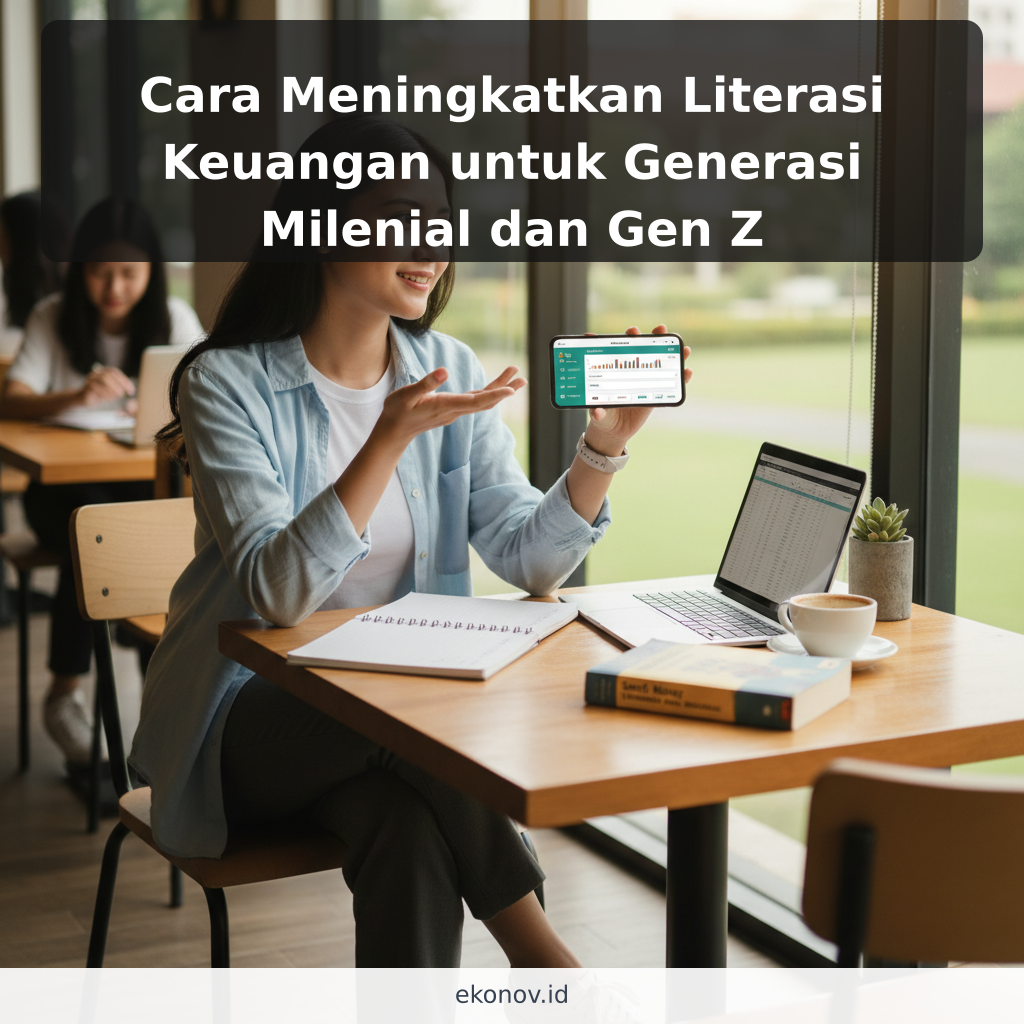 Cara Meningkatkan Literasi Keuangan untuk Generasi Milenial dan Gen Z - ilustrasi