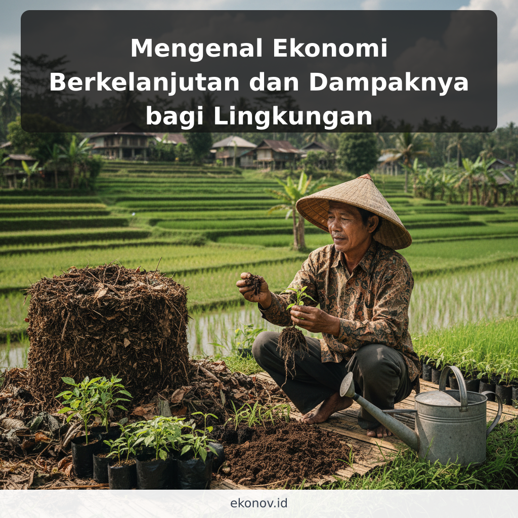 Mengenal Ekonomi Berkelanjutan dan Dampaknya bagi Lingkungan - ilustrasi