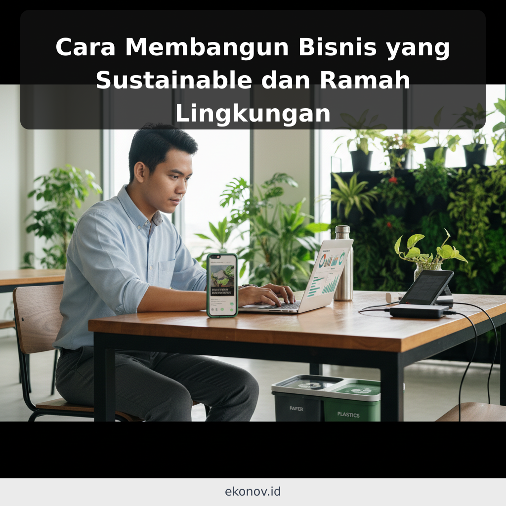 Cara Membangun Bisnis yang Sustainable dan Ramah Lingkungan - ilustrasi