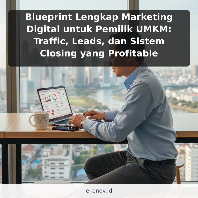 Blueprint Lengkap Marketing Digital untuk Pemilik UMKM: Traffic, Leads, dan Sistem Closing yang Profitable