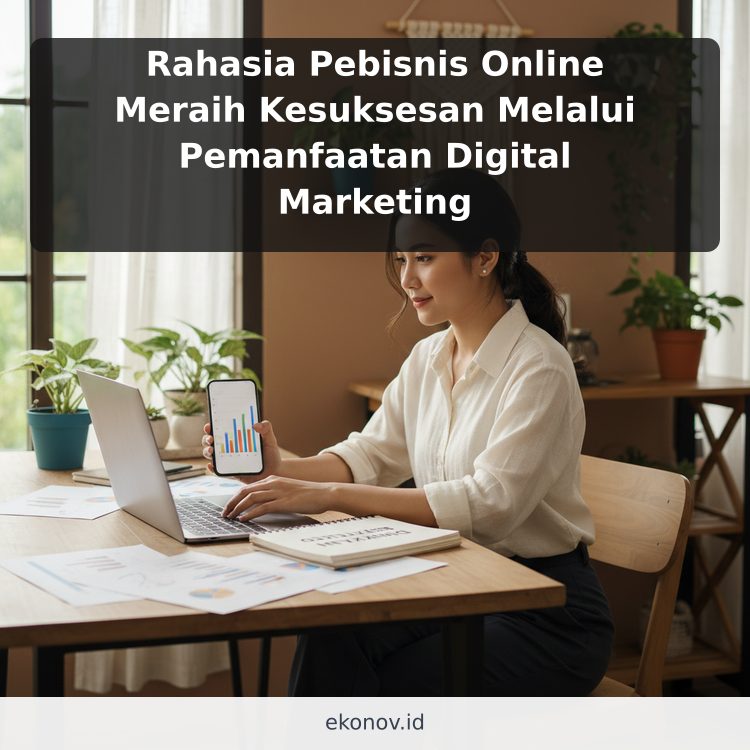 Rahasia Pebisnis Online Meraih Kesuksesan Melalui Pemanfaatan Digital Marketing ilustrasi