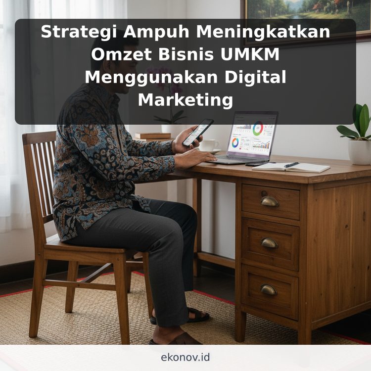 Strategi Ampuh Meningkatkan Omzet Bisnis UMKM Menggunakan Digital Marketing ilustrasi
