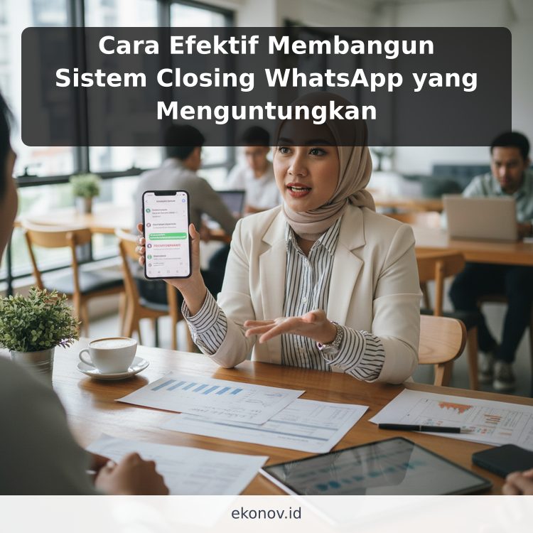 Cara Efektif Membangun Sistem Closing WhatsApp yang Menguntungkan ilustrasi