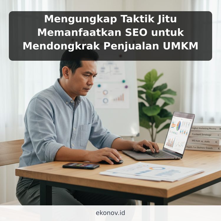 Mengungkap Taktik Jitu Memanfaatkan SEO untuk Mendongkrak Penjualan UMKM ilustrasi
