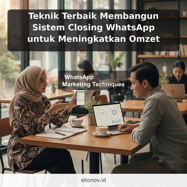 Teknik Terbaik Membangun Sistem Closing WhatsApp untuk Meningkatkan Omzet ilustrasi