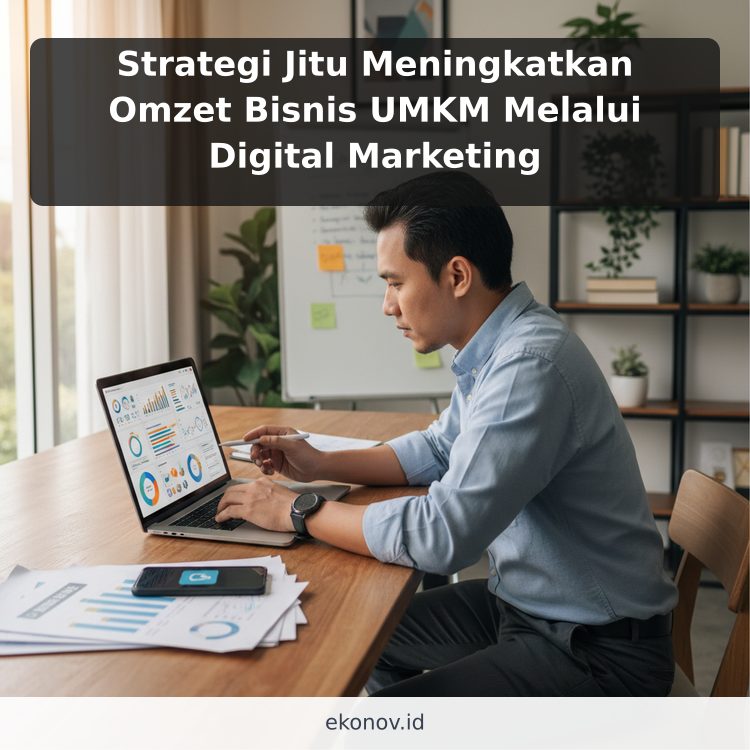 Strategi Jitu Meningkatkan Omzet Bisnis UMKM Melalui Digital Marketing ilustrasi