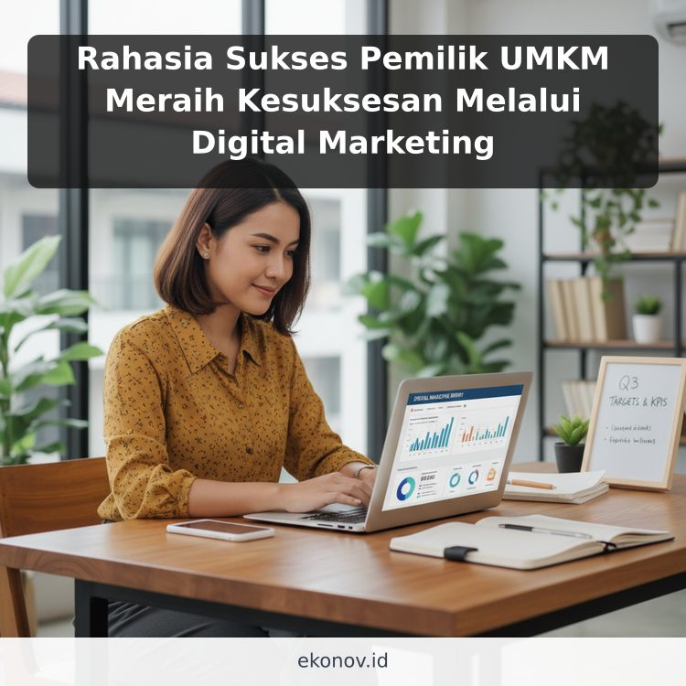 Rahasia Sukses Pemilik UMKM Meraih Kesuksesan Melalui Digital Marketing ilustrasi
