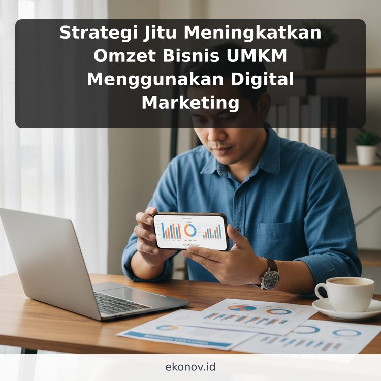 Strategi Jitu Meningkatkan Omzet Bisnis UMKM Menggunakan Digital Marketing ilustrasi