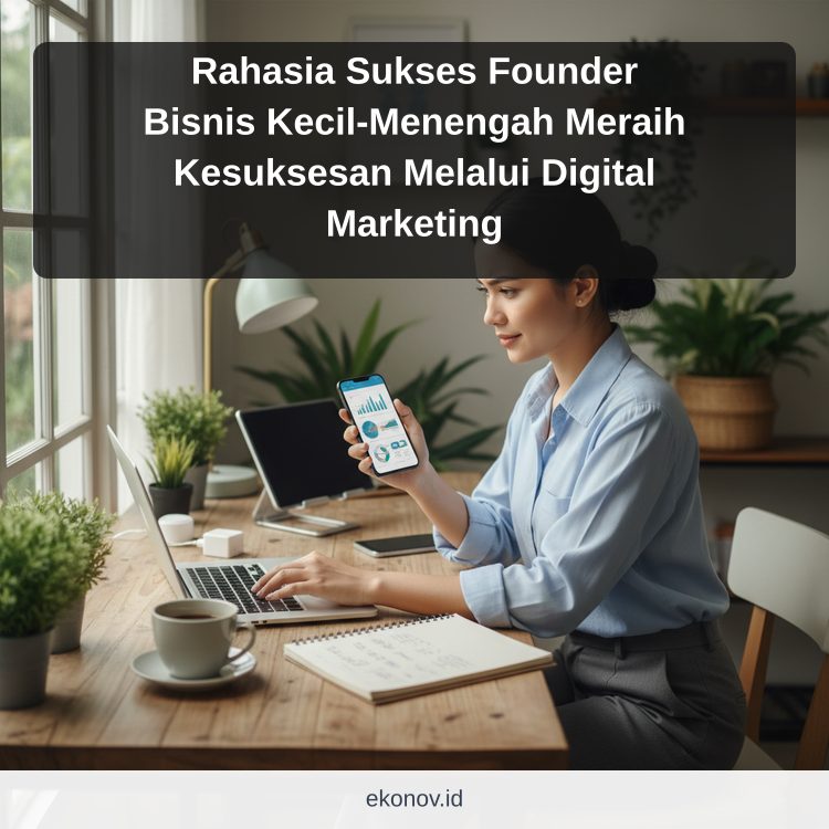 Rahasia Sukses Founder Bisnis Kecil-Menengah Meraih Kesuksesan Melalui Digital Marketing ilustrasi