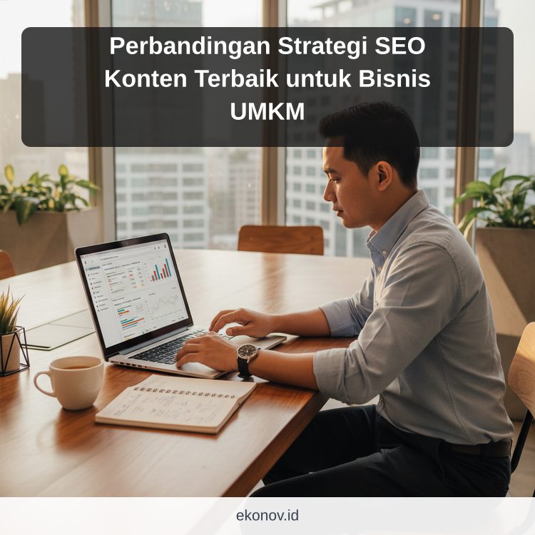 Ilustrasi cara mendapatkan pelanggan dari google - Perbandingan Strategi SEO Konten Terbaik untuk Bisnis UMKM
