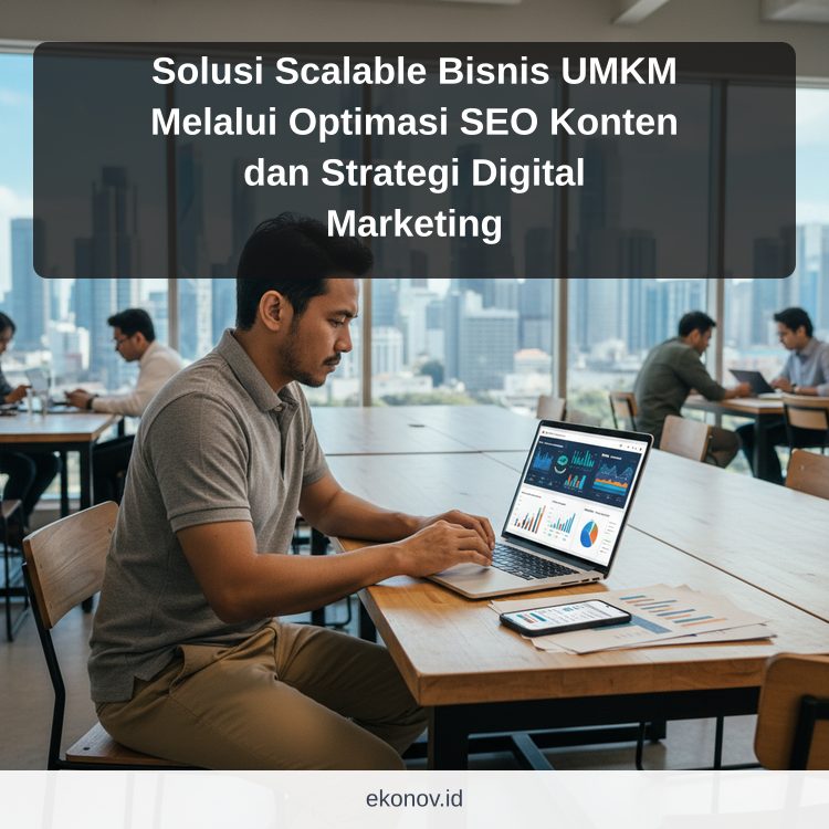 Ilustrasi cara mendapatkan pelanggan dari google - Solusi Scalable Bisnis UMKM Melalui Optimasi SEO Konten dan Strate...