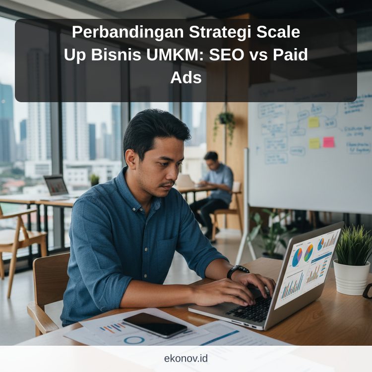 Ilustrasi cara mendapatkan pelanggan dari google - Perbandingan Strategi Scale Up Bisnis UMKM: SEO vs Paid Ads