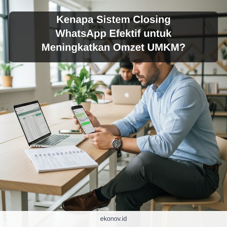 Ilustrasi cara mendapatkan pelanggan dari google - Kenapa Sistem Closing WhatsApp Efektif untuk Meningkatkan Omzet UMKM?