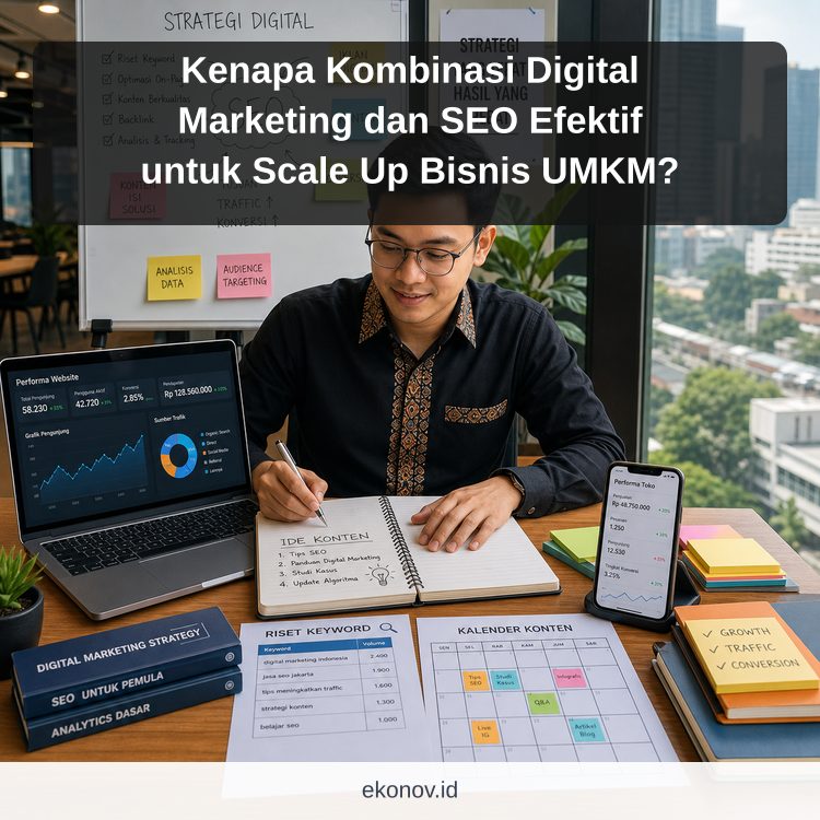 Ilustrasi cara mendapatkan pelanggan dari google - Kenapa Kombinasi Digital Marketing dan SEO Efektif untuk Scale Up ...