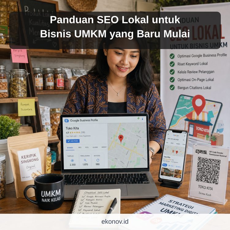Ilustrasi cara mendapatkan pelanggan dari google - Panduan SEO Lokal untuk Bisnis UMKM yang Baru Mulai