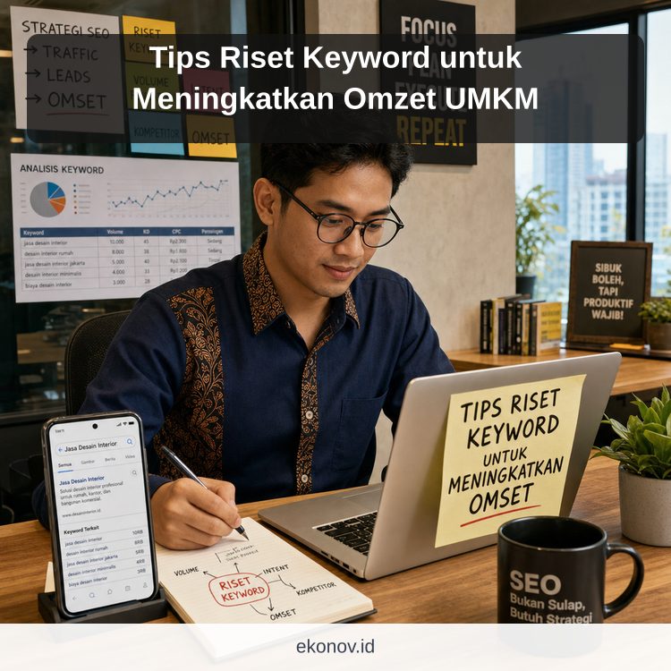 Ilustrasi cara mendapatkan pelanggan dari google - Tips Riset Keyword untuk Meningkatkan Omzet UMKM