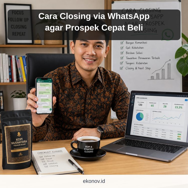 Ilustrasi cara mendapatkan pelanggan dari google - Cara Closing via WhatsApp agar Prospek Cepat Beli