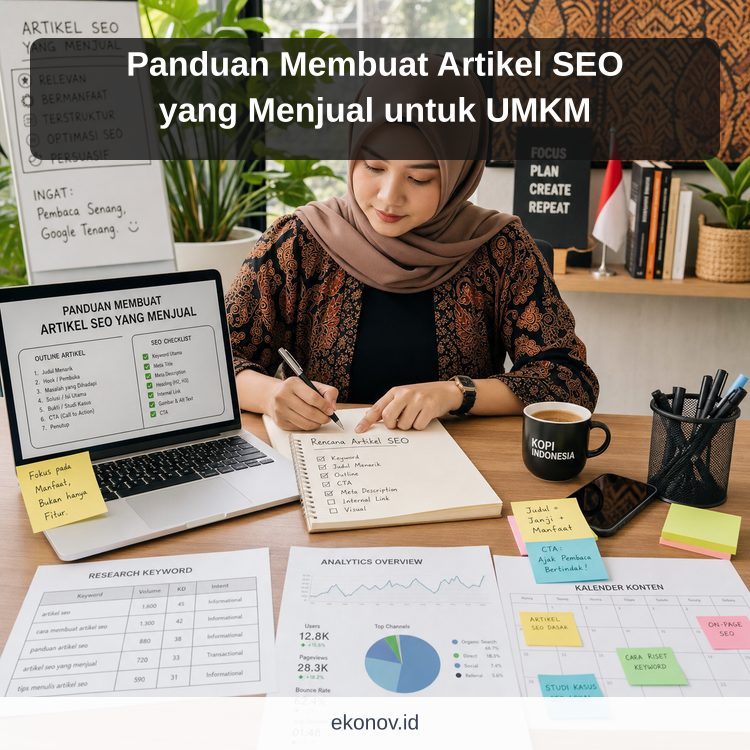 Ilustrasi cara mendapatkan pelanggan dari google - Panduan Membuat Artikel SEO yang Menjual untuk UMKM