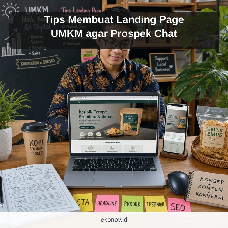 Ilustrasi cara mendapatkan pelanggan dari google - Tips Membuat Landing Page UMKM agar Prospek Chat