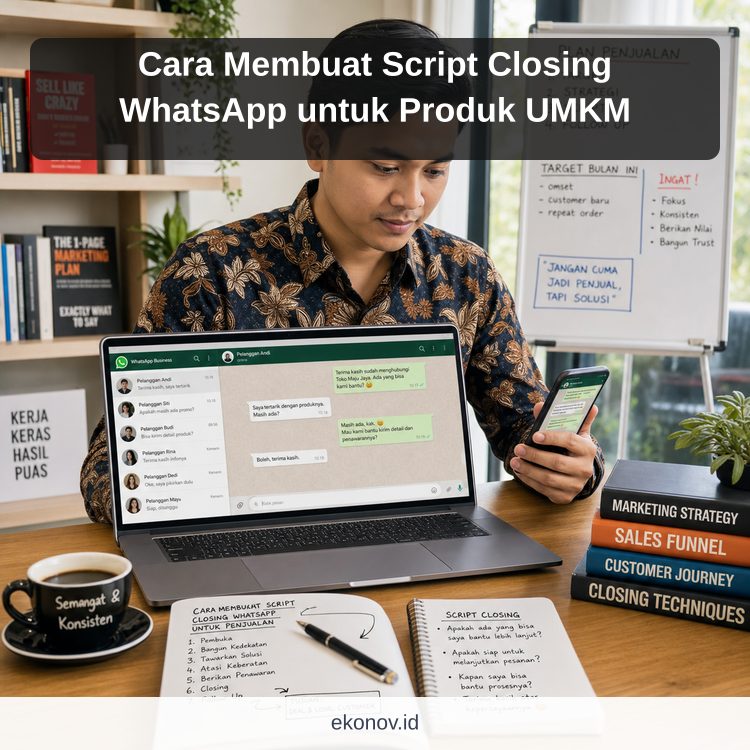 Ilustrasi cara mendapatkan pelanggan dari google - Cara Membuat Script Closing WhatsApp untuk Produk UMKM