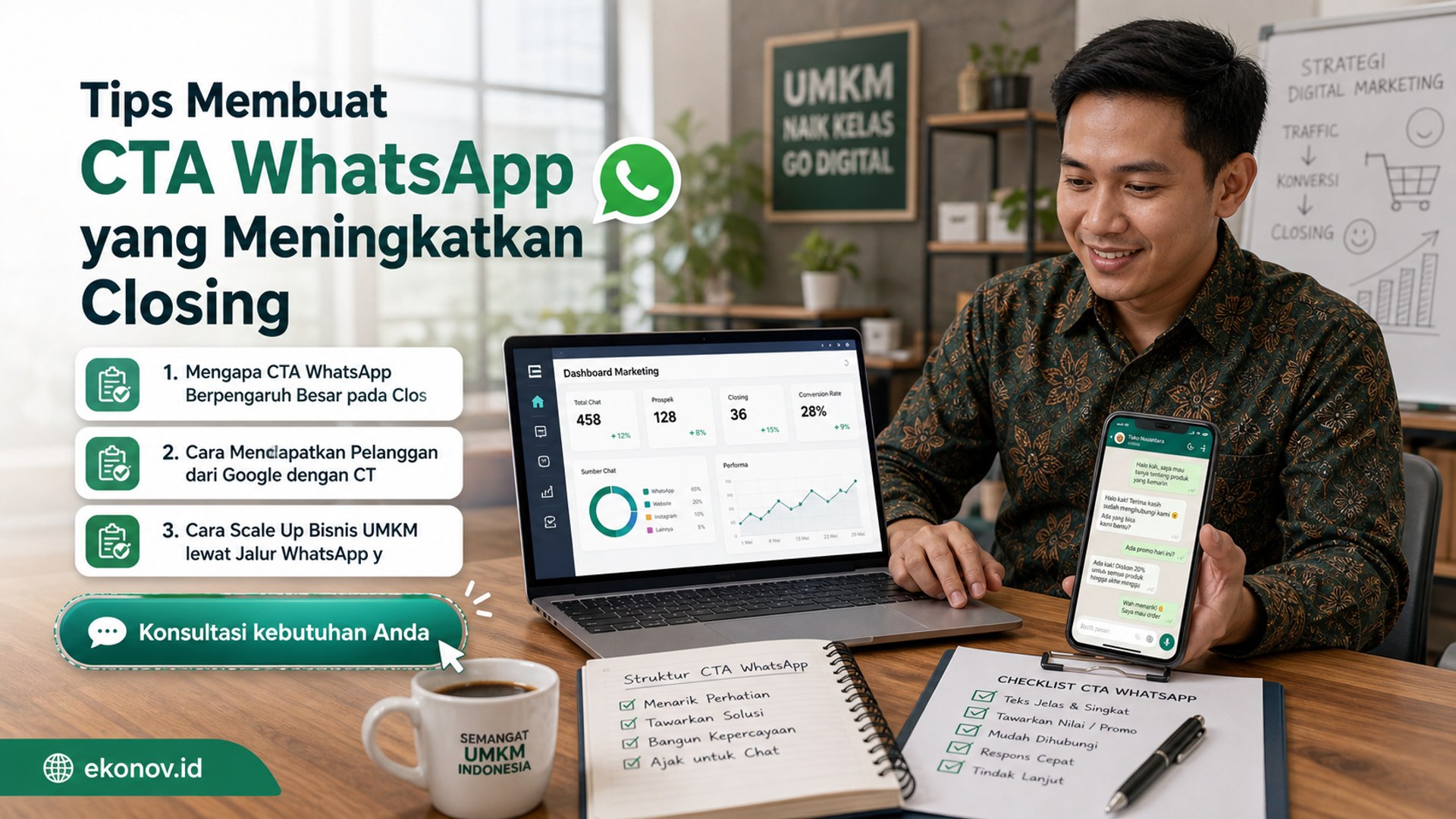cara mendapatkan pelanggan dari google - Tips Membuat CTA WhatsApp yang Meningkatkan Closing