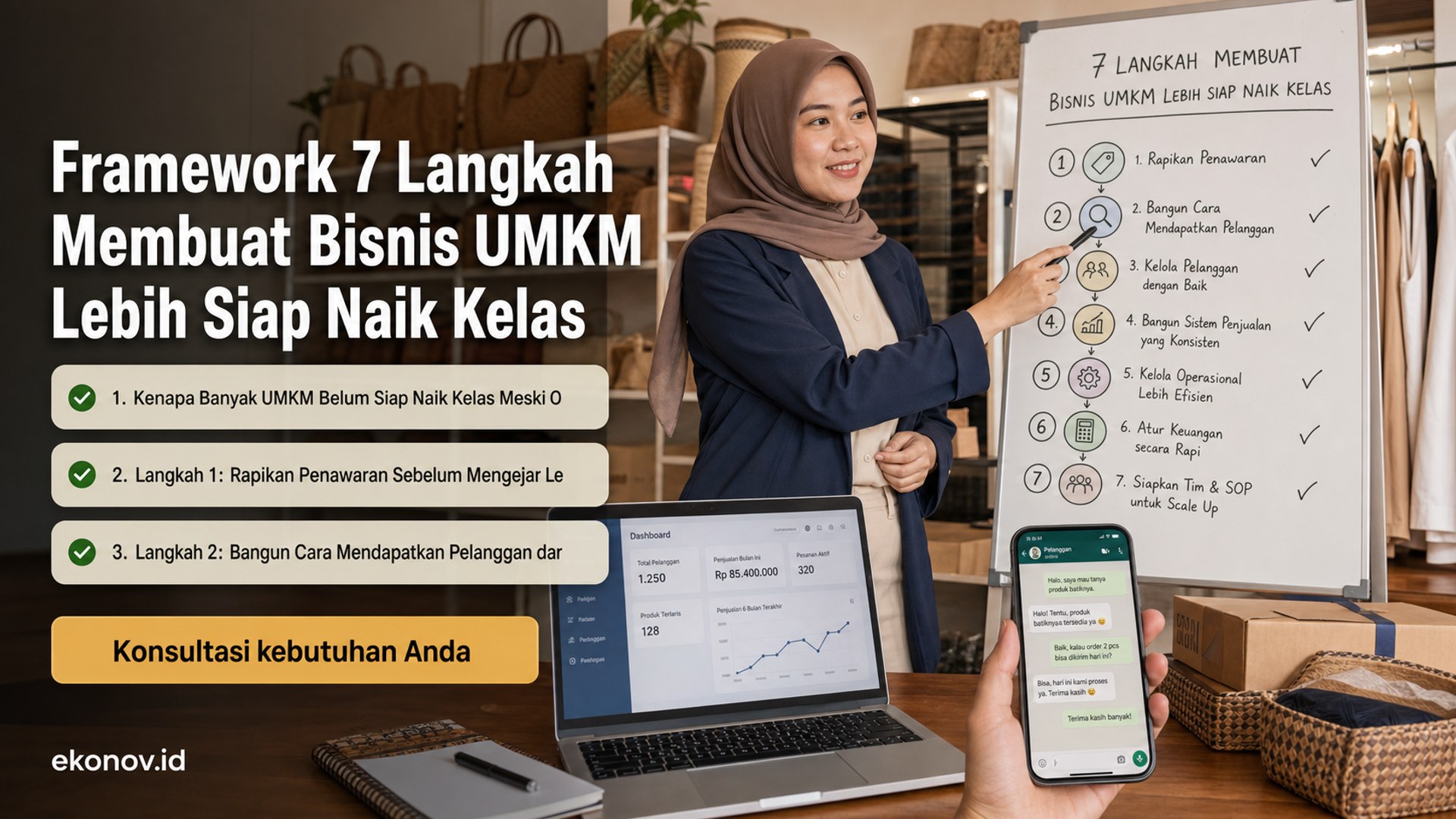 cara scale up bisnis umkm - Framework 7 Langkah Membuat Bisnis UMKM Lebih Siap Naik Kelas