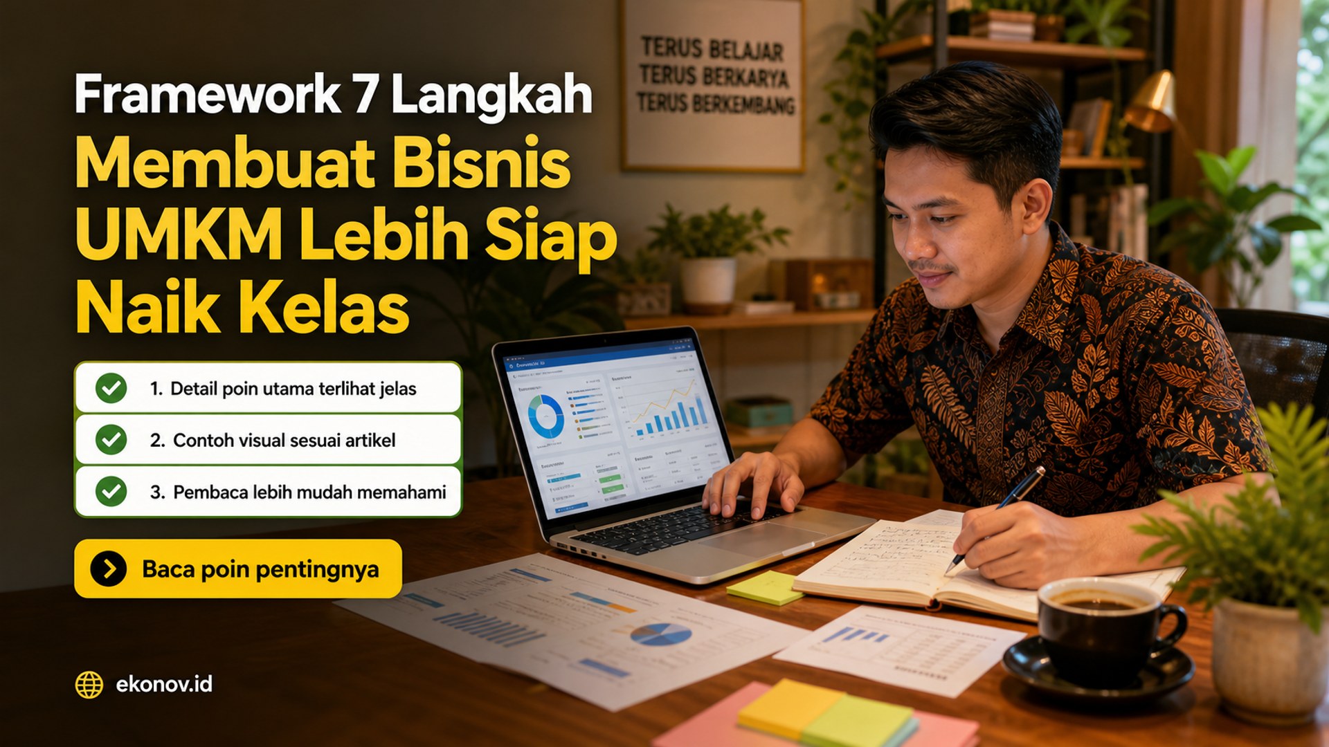Ilustrasi cara scale up bisnis umkm - Framework 7 Langkah Membuat Bisnis UMKM Lebih Siap Naik Kelas