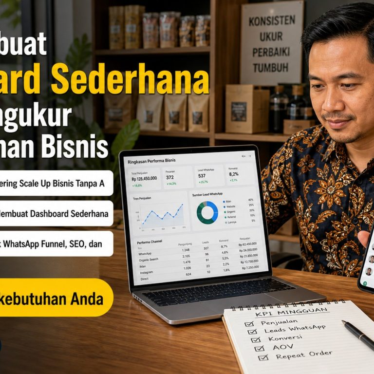 Cara Membuat Dashboard Sederhana untuk Mengukur Pertumbuhan Bisnis