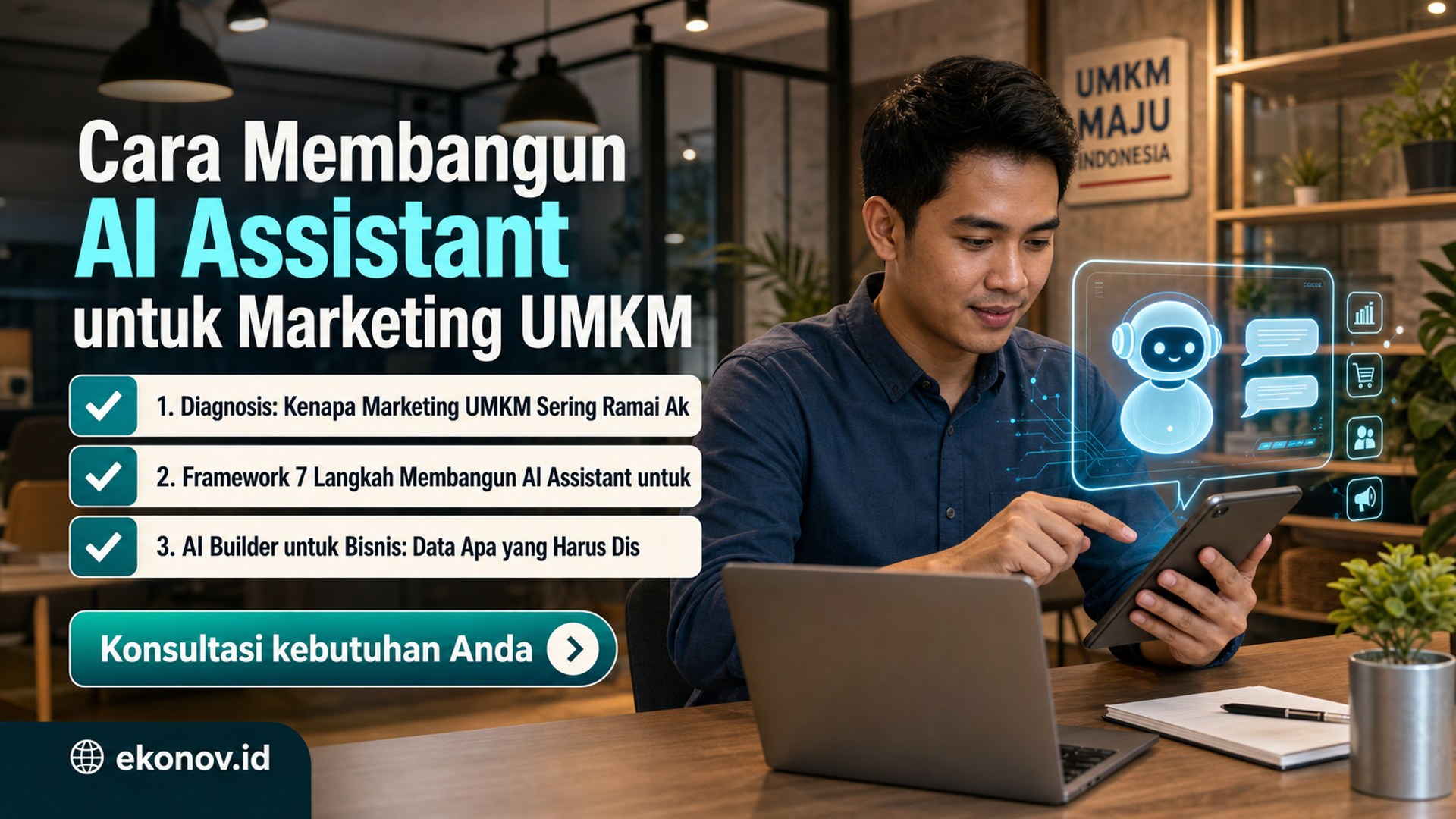 cara scale up bisnis umkm - Cara Membangun AI Assistant untuk Marketing UMKM