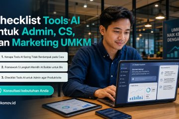 cara scale up bisnis umkm - Checklist Tools AI untuk Admin, CS, dan Marketing UMKM