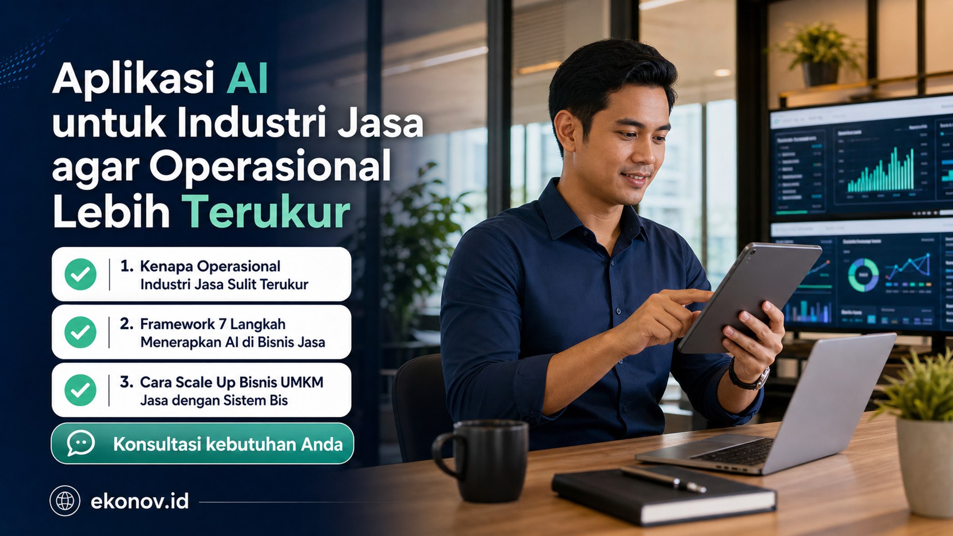 cara scale up bisnis umkm - Aplikasi AI untuk Industri Jasa agar Operasional Lebih Terukur