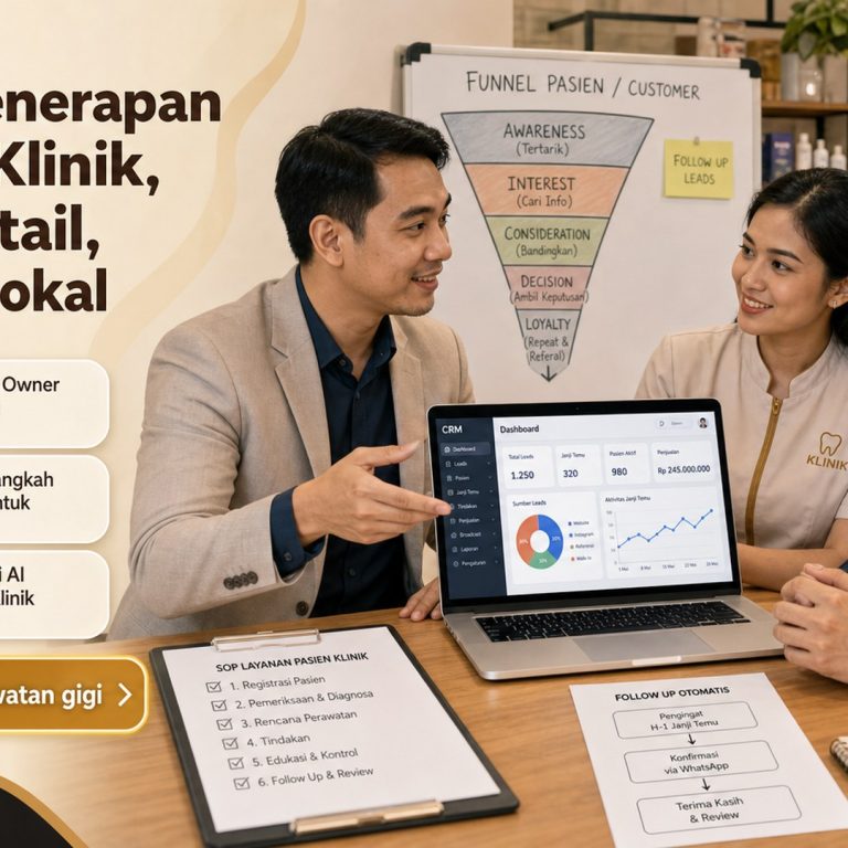 Contoh Penerapan AI untuk Klinik, Event, Retail, dan Jasa Lokal