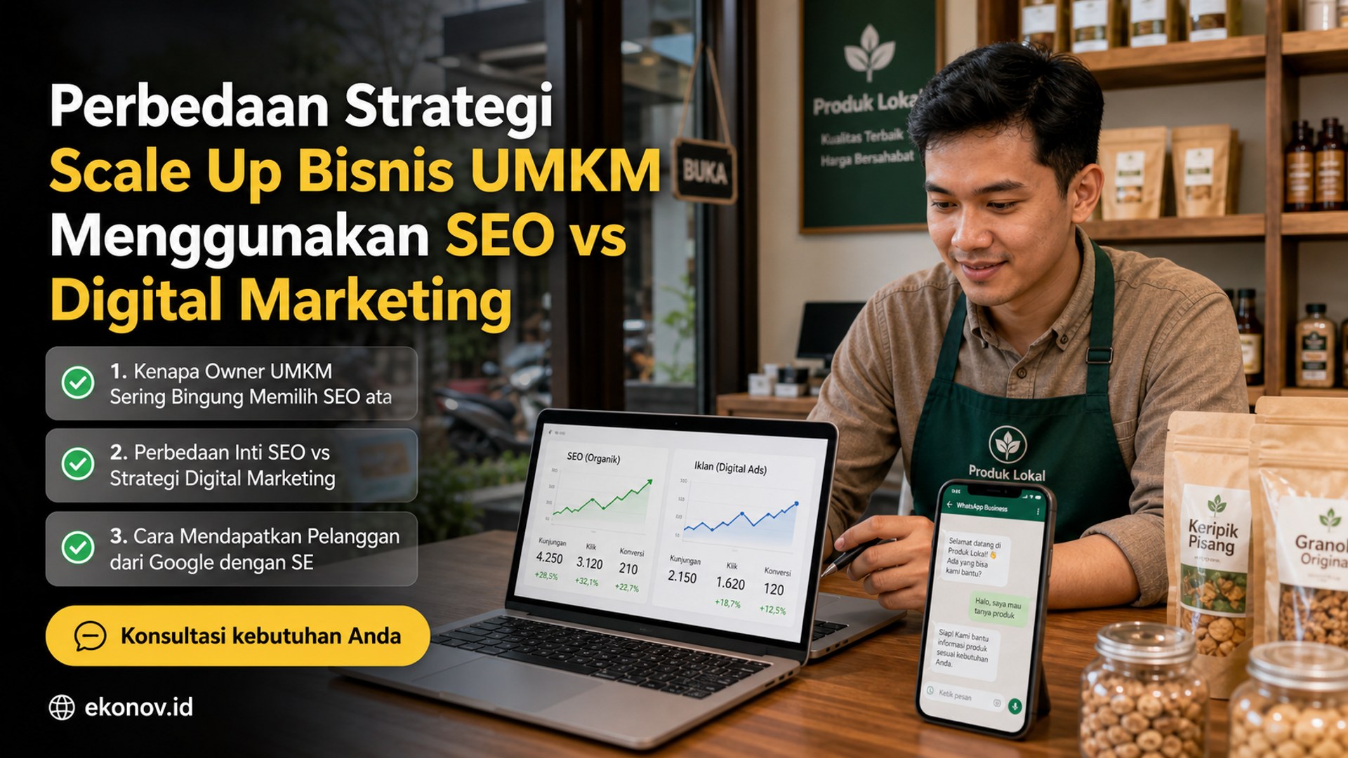 cara mendapatkan pelanggan dari google - Perbedaan Strategi Scale Up Bisnis UMKM Menggunakan SEO vs Digital Marketing