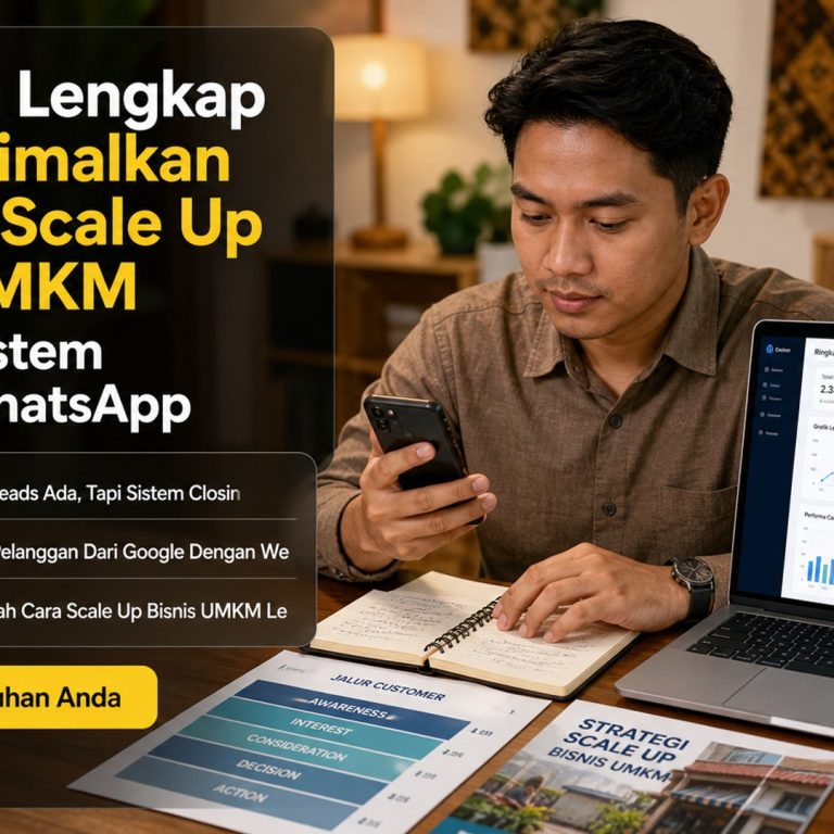Panduan Lengkap Memaksimalkan Strategi Scale Up Bisnis UMKM Dengan Sistem Closing WhatsApp