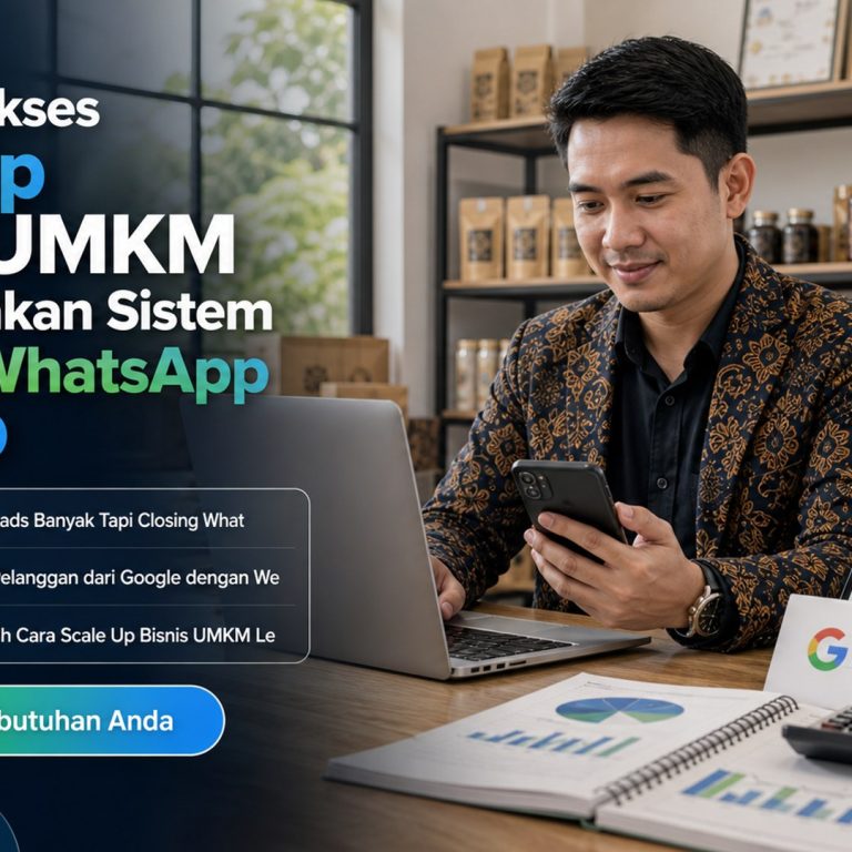 Rahasia Sukses Scale Up Bisnis UMKM Menggunakan Sistem Closing WhatsApp dan SEO