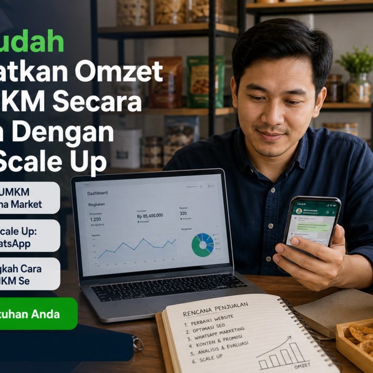 Solusi Mudah Meningkatkan Omzet Bisnis UMKM Secara Konsisten Dengan Strategi Scale Up