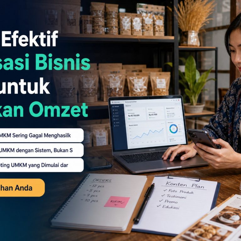 Strategi Efektif Digitalisasi Bisnis UMKM untuk Tingkatkan Omzet