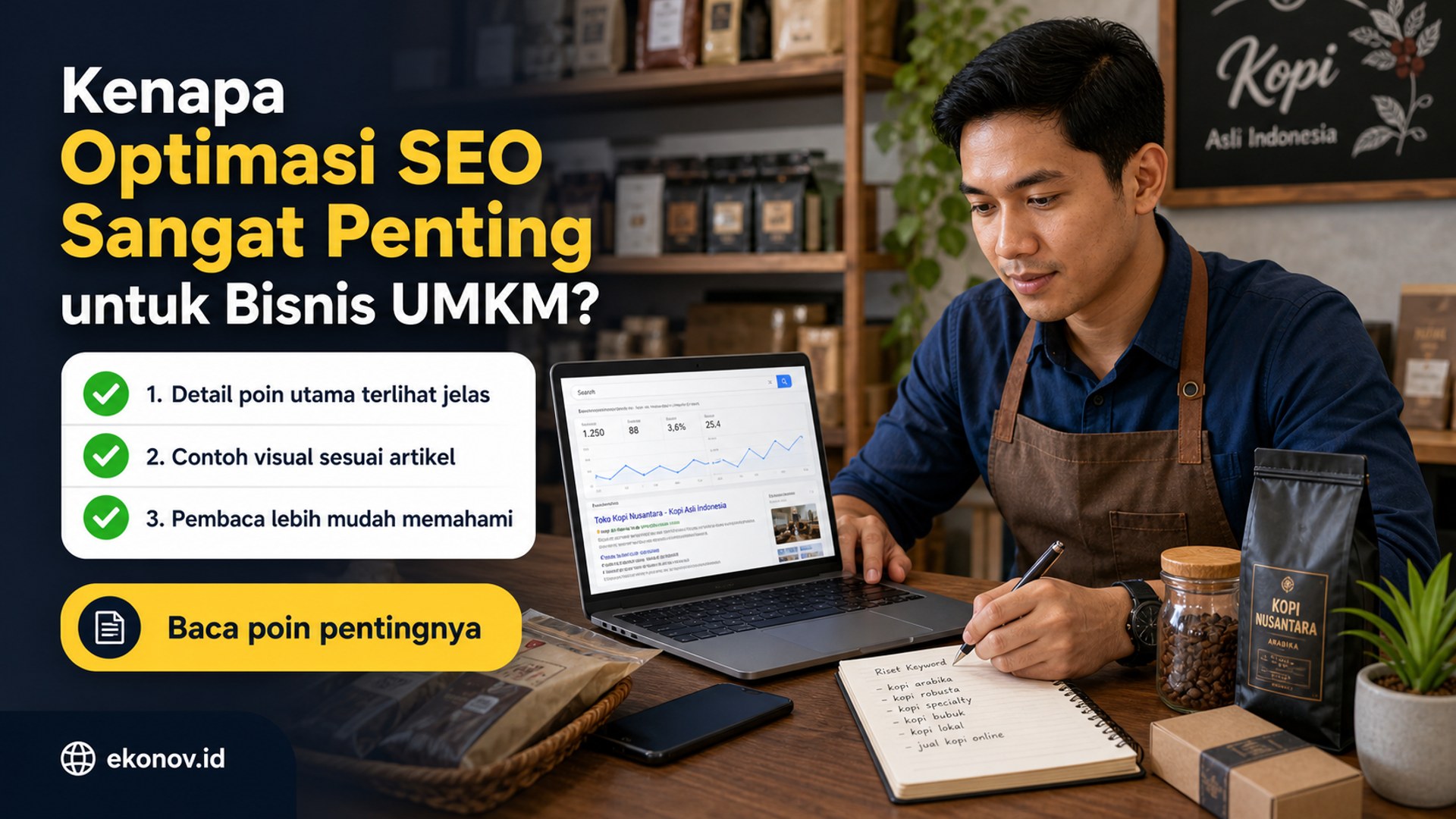Ilustrasi cara mendapatkan pelanggan dari google - Kenapa Optimasi SEO Sangat Penting untuk Bisnis UMKM?