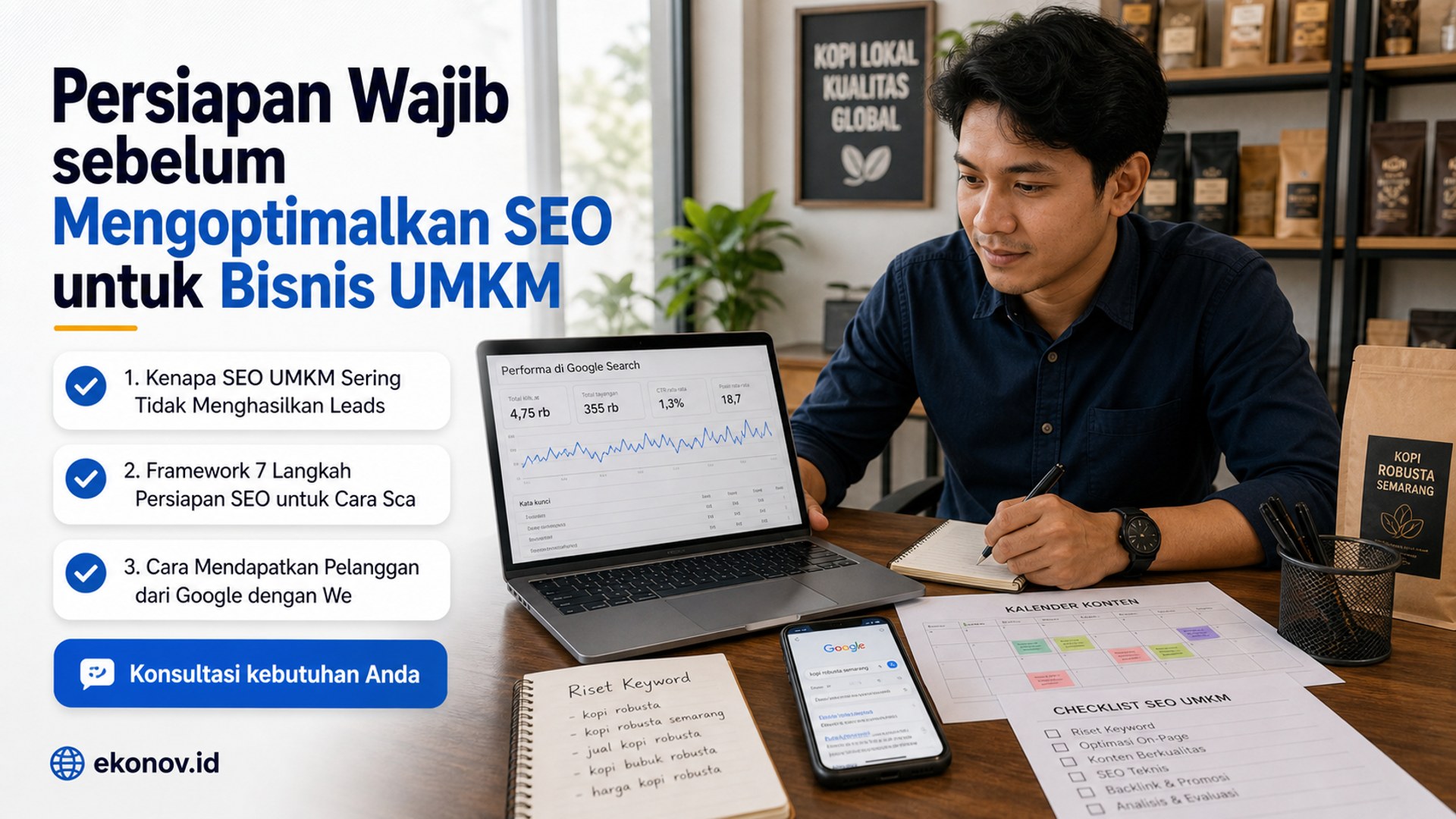cara mendapatkan pelanggan dari google - Persiapan Wajib sebelum Mengoptimalkan SEO untuk Bisnis UMKM