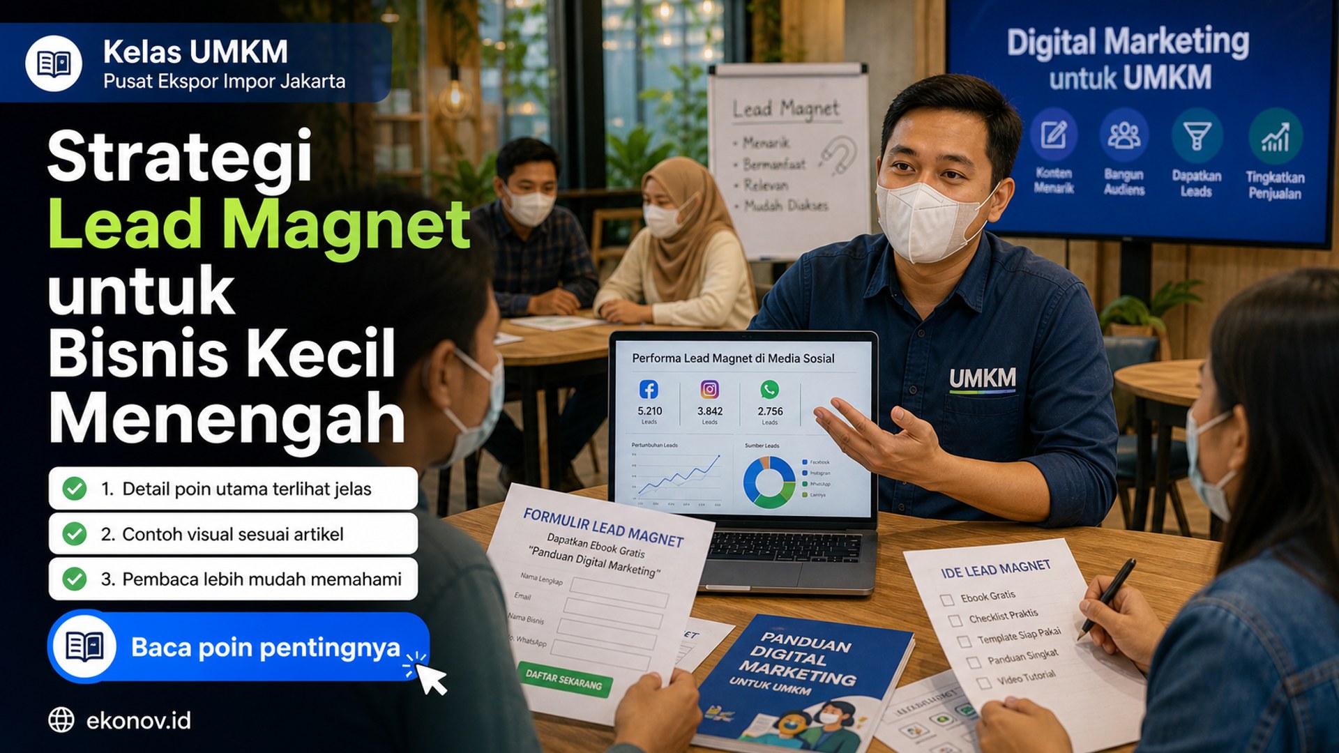 Ilustrasi cara mendapatkan pelanggan dari google - Strategi Lead Magnet untuk Bisnis Kecil Menengah