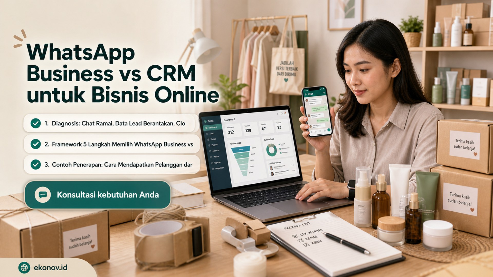 cara mendapatkan pelanggan dari google - WhatsApp Business vs CRM untuk Bisnis Online