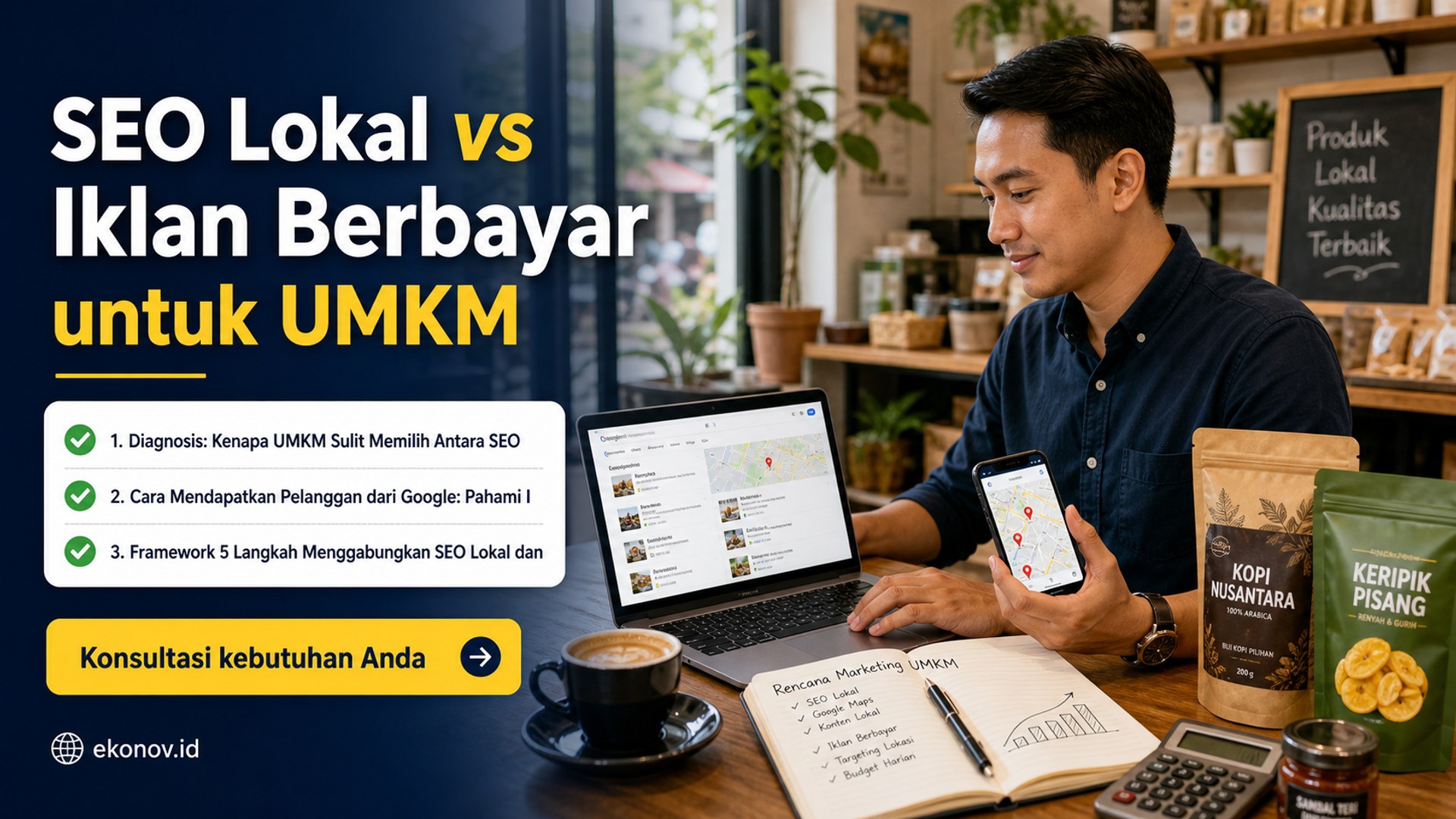 cara mendapatkan pelanggan dari google - SEO Lokal vs Iklan Berbayar untuk UMKM