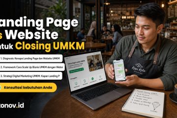 cara mendapatkan pelanggan dari google - Landing Page vs Website untuk Closing UMKM