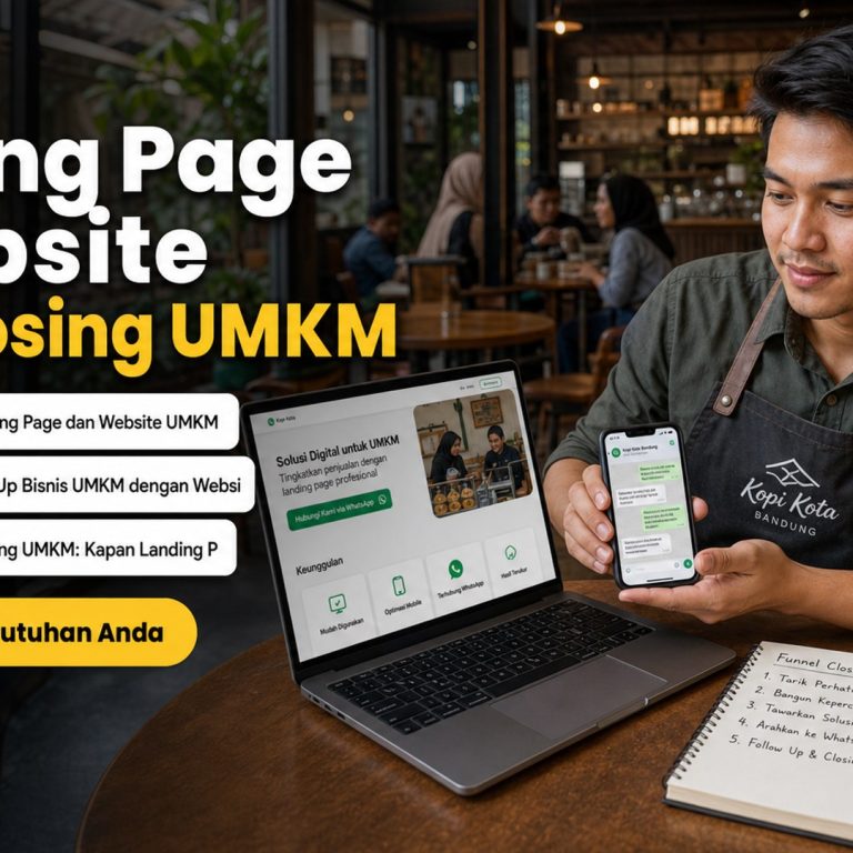 Landing Page vs Website untuk Closing UMKM